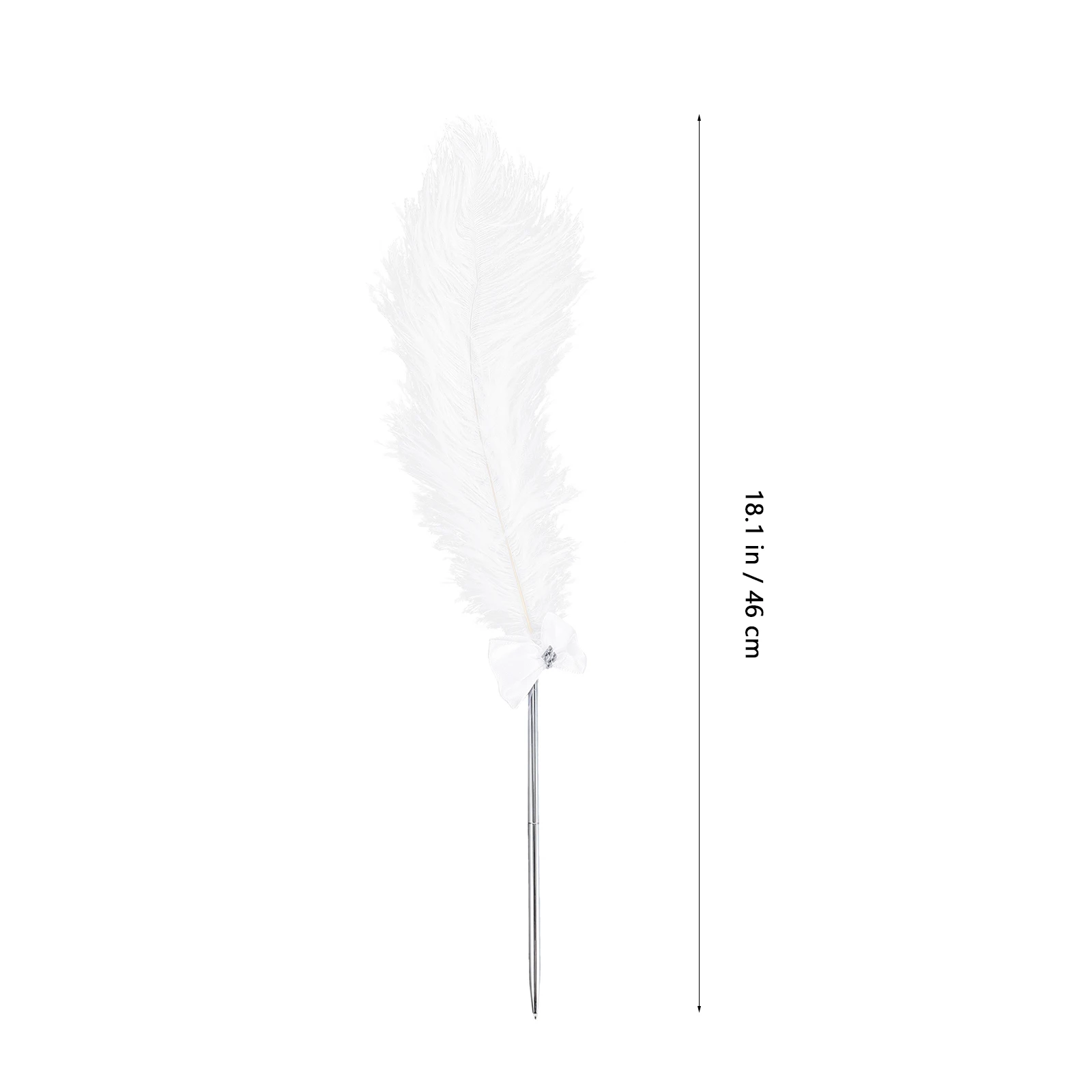 

Bridal Signing Pen Plume Writing Engraved Stainless Steel for Guestbook Banquet