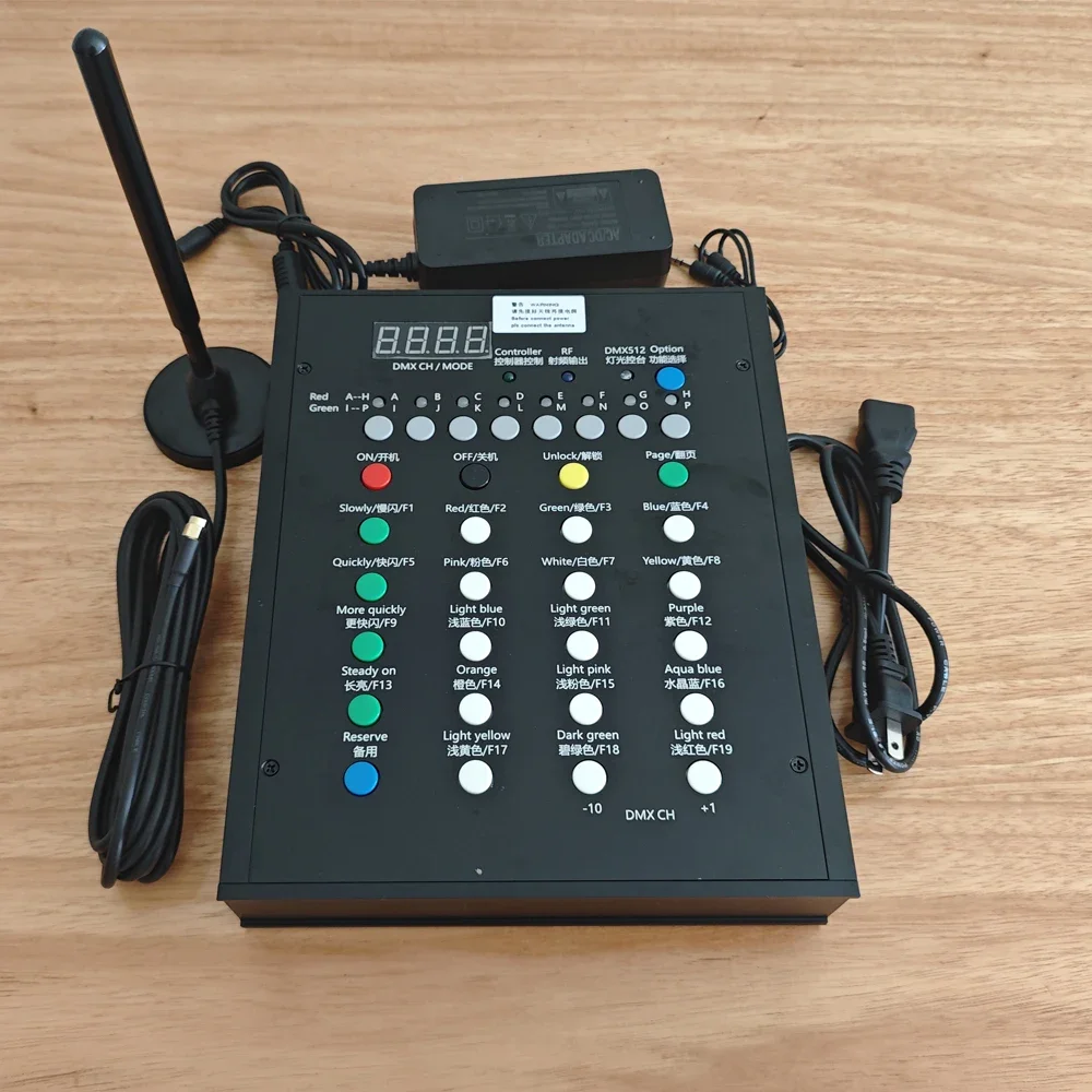 

Wireless Transmitting 433MHz Remote Controller Led Controller DMX512 RGB LED Control Computer