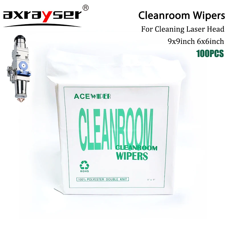 Cleanroom Wiper Non Dust Cloth 100Pcs 3009 Industry Dust Free Paper for Cleaning Format Printer Laser Head Lens