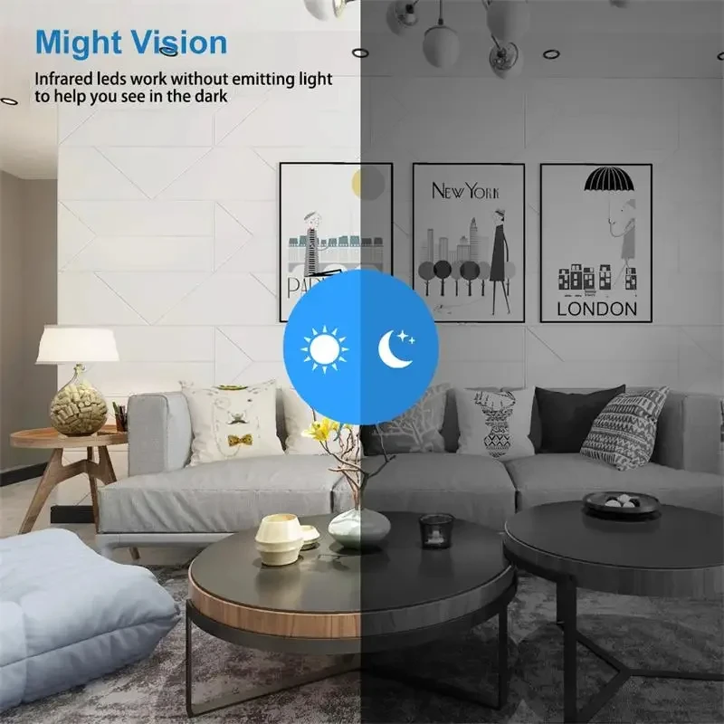 1080p HD Mini telecamera Wifi sicurezza interna sorveglianza di sicurezza Baby Monitor videocamera per visione notturna telecamera IP registratore Audio Video