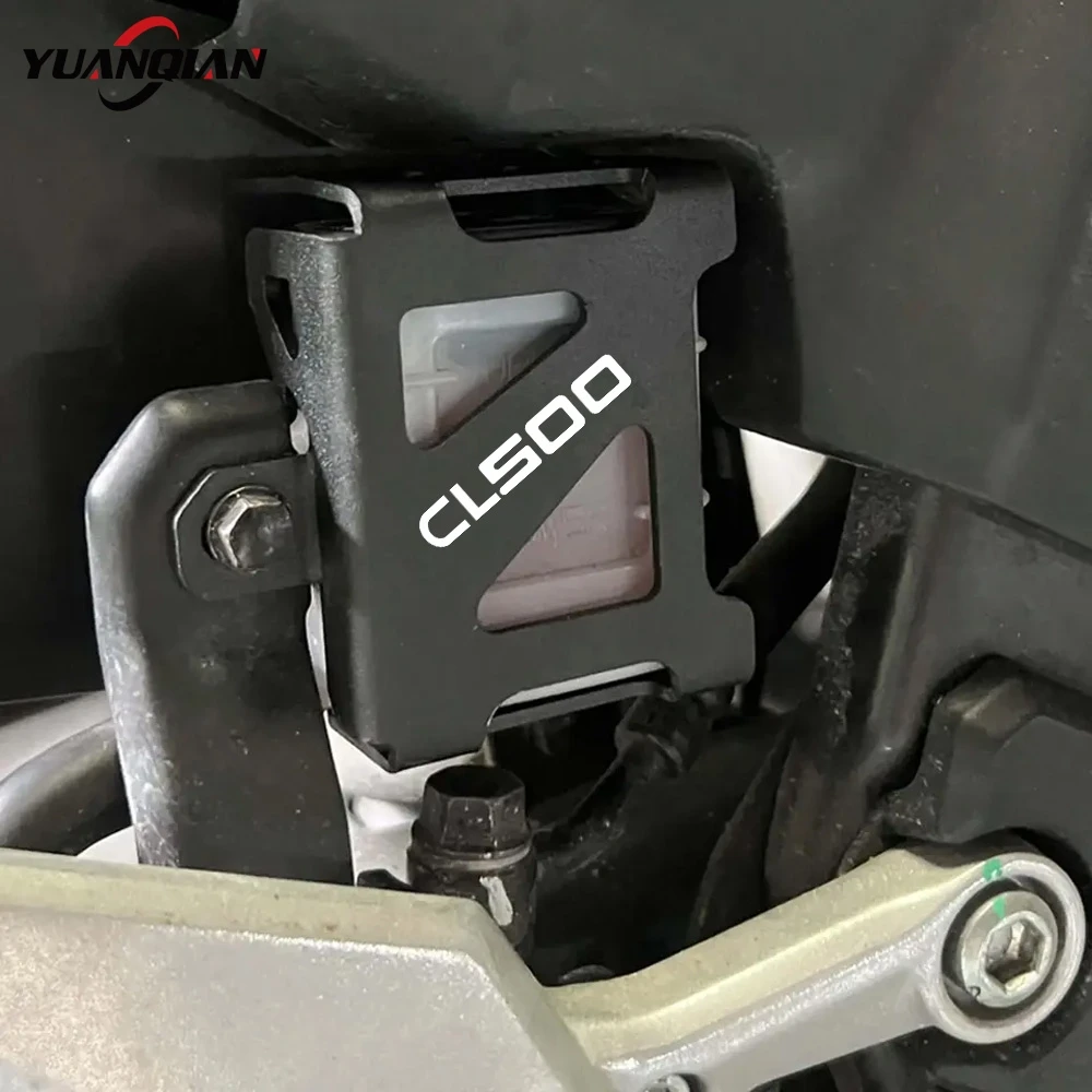FOR HONDA CL500 CL300 2023-2024-2025-2026 Motorcycle Accessories Rear Brake Fluid Reservoir Guard Cover Oil Tank Protector Cap