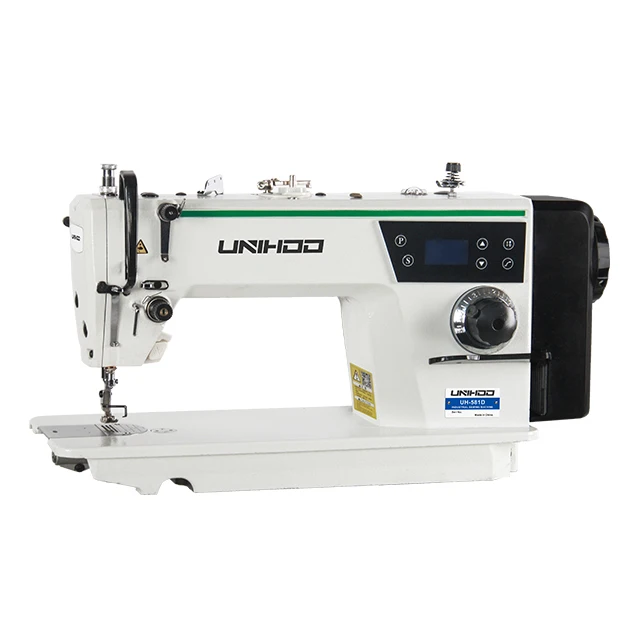 

Single Needle Lockstitch Industrial Sewing Machines Apparel Machinery with Direct Drive Motor Saving Power Servo Motor