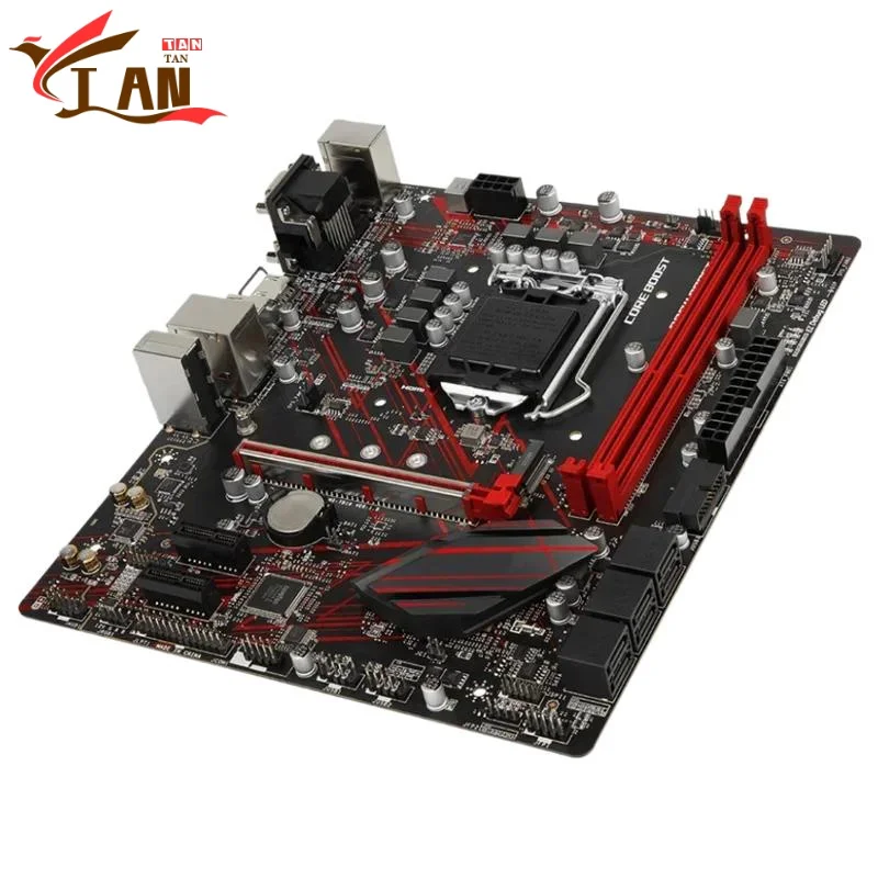Para B360M GAMING PLUS placa base 32GB HDMI M.2 USB3.1 USB2.0 LGA 1151 DDR4 Micro ATX B360 placa base 100% probado completamente funciona Tan