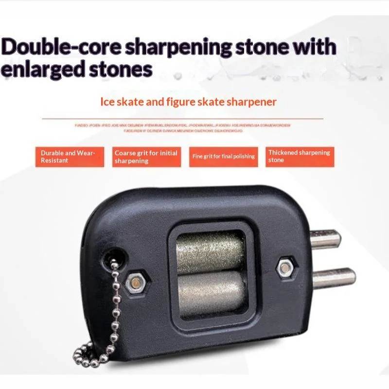 Handheld Ice Skate Blade Sharpener Grindstone Sharpening Stone For Ice Hockey Skates Figure Skating Blades