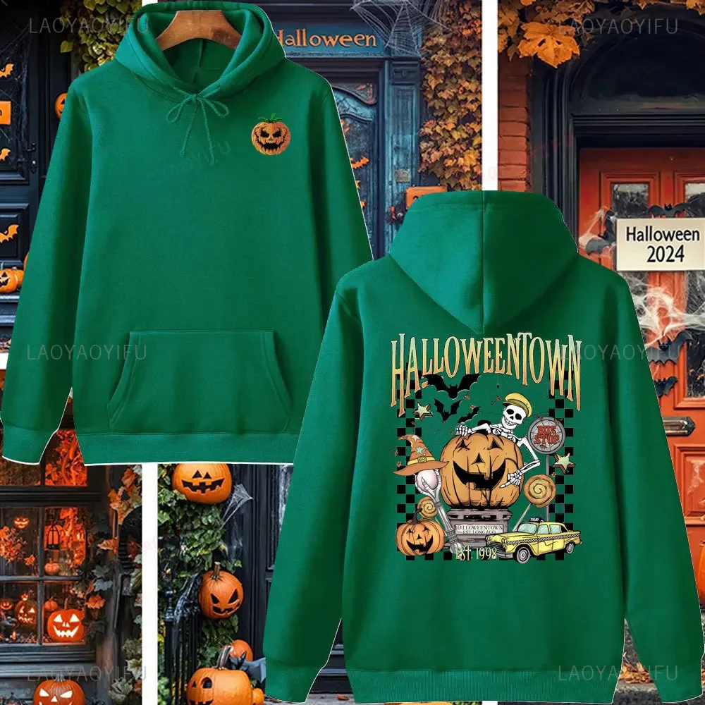 Halloweentown Est 1998 البلوز جامعة Halloweentown ريترو Halloweentown للجنسين هوديس الخريف البلوز هالوين البلوز