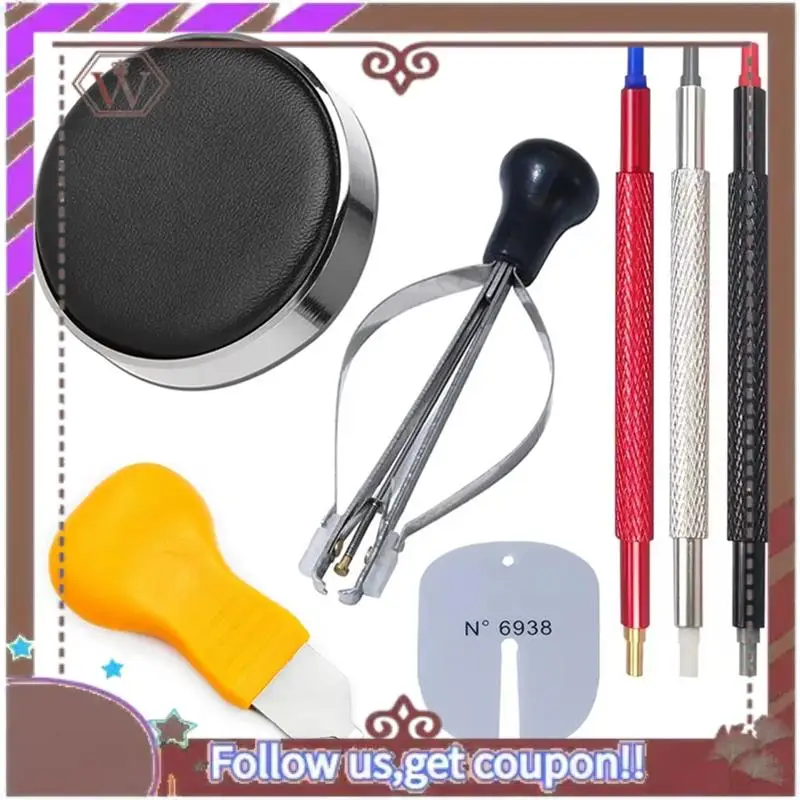 A95D-Need To Watchmaker Repair Tool Kit- Double-Ended Needle Pen, Watch Hand Pressers, Pusher Fitting, Watch Needles Picker