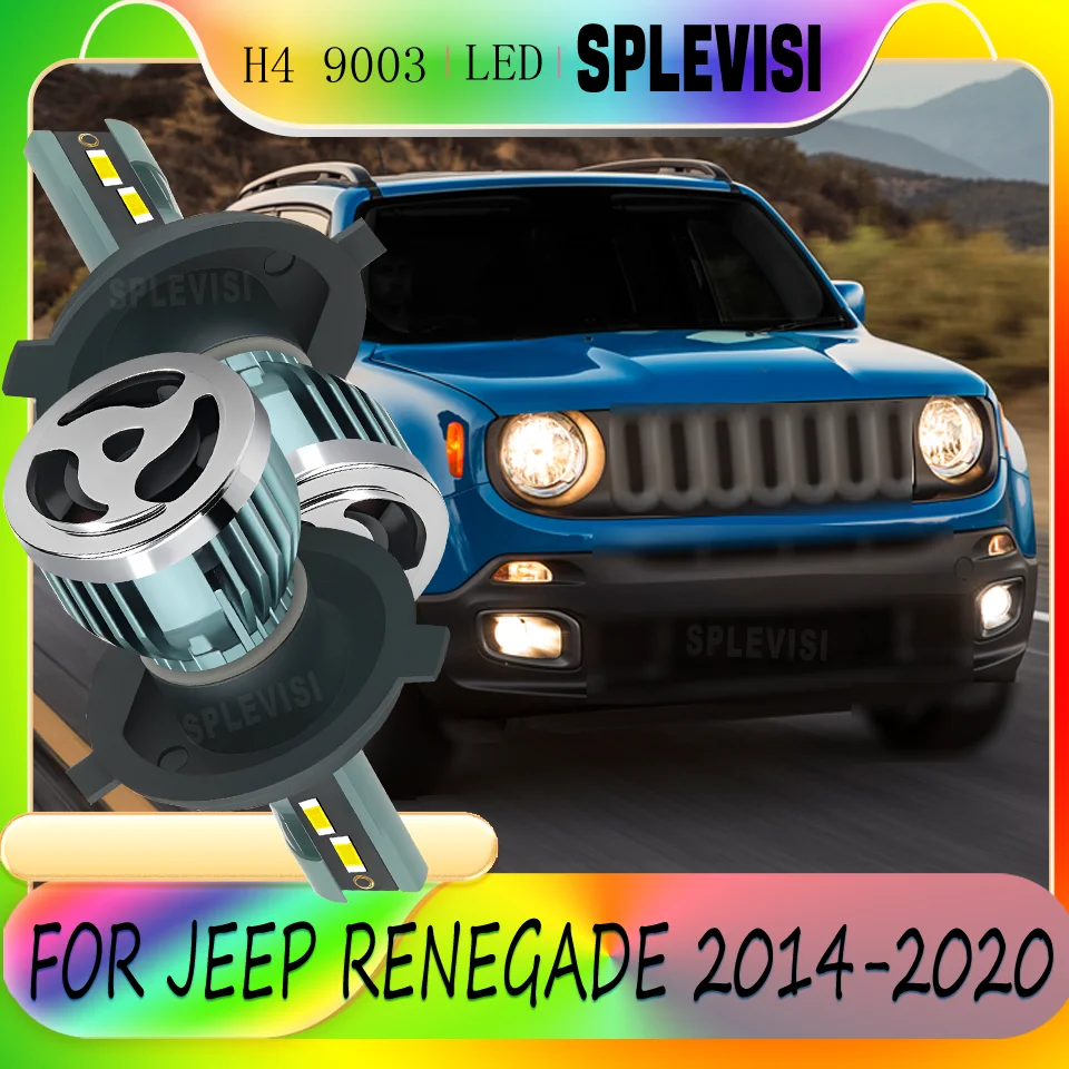 

Plug and Play High Brightness H4/9003 Front LED Headlight Headlamp Bulbs For Jeep Renegade 2014 2015 2016 2017 2018 2019 2020