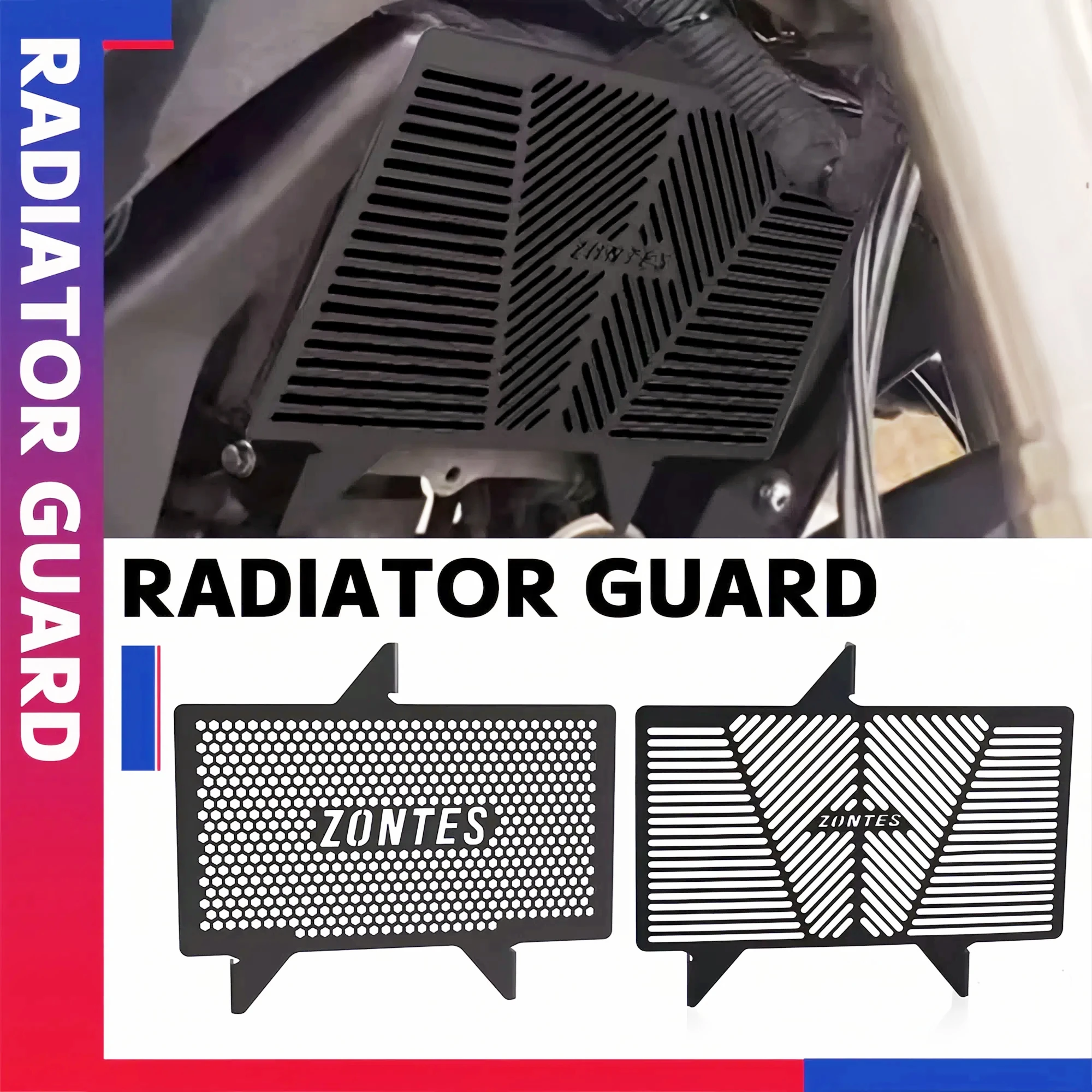 

Для Zontes G1-125 G1 ZT155 ZT125U ZT125-U 125-Z2 2020-2021-2022-2023-2024 2025 защита радиатора аксессуары для мотоциклов протектор