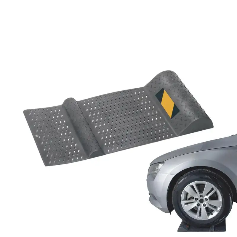 

Car Stops For Garage Floor Auto Parking Stopper Vehicle Positioning Block Anti-Slip Motorcycle Barrier Spill-Proof Rug