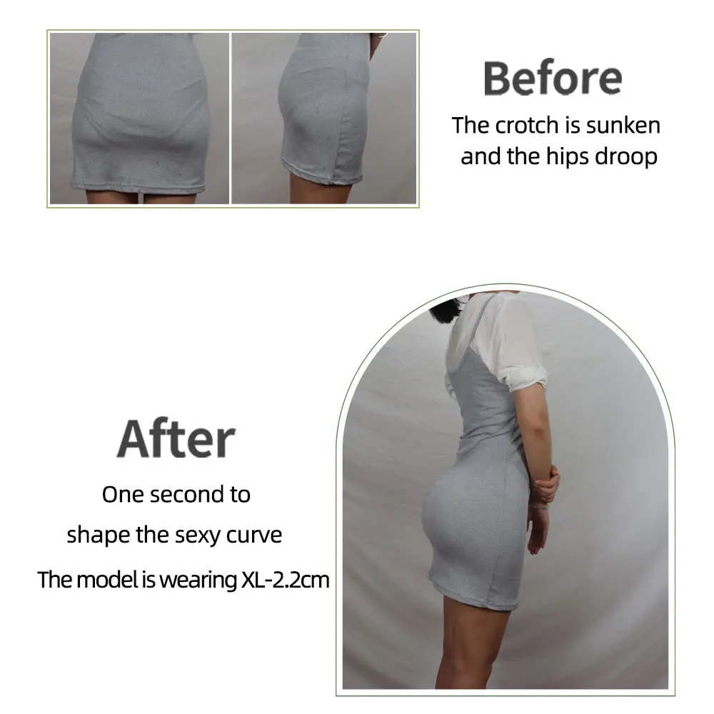 Silicone Sexy Fake Big Butts and Hips Shapewear Realistic Buttocks Enhancement Padded Panties for Woman Full Booty Cosplay