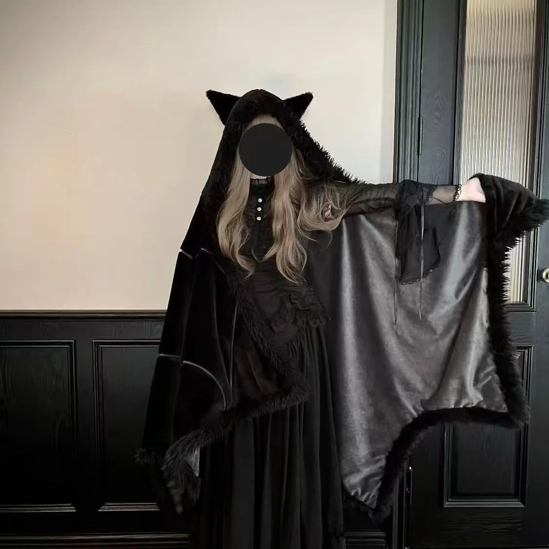 

Warm Thick Office Nap Blanket Funny Bat Print Plush Throw Blanket for Dormitory Workers Home Bedroom 2025