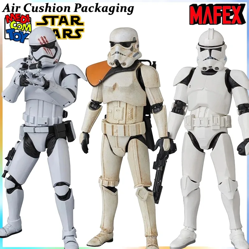 

MEDICOM TOY Genuine MAFEX Star Wars Series No.040 No.041 No.043 Desert Storm Trooper Clone Soldiers Action Figures Model Toys