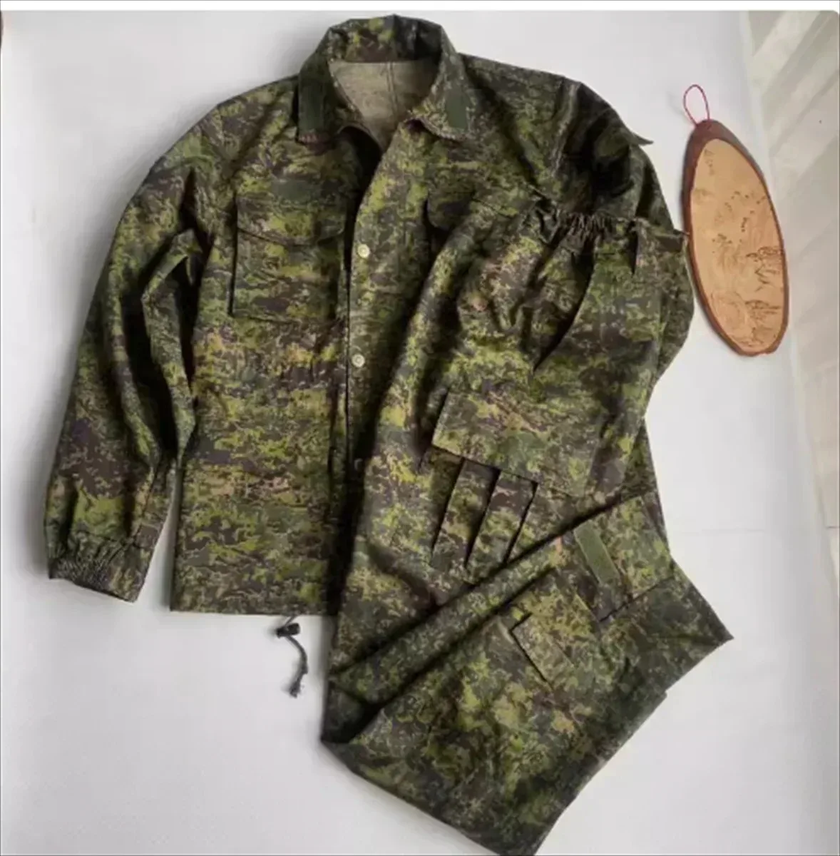 2026 مجموعة تدريب من القطن الخالص المموهة الألمانية المقاومة للاهتراء #1