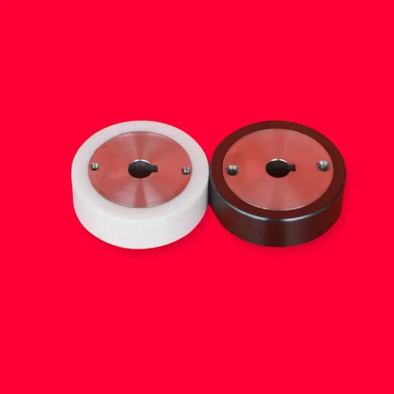 

X054D256G51 X058D077G51 M402 Прижимной ролик (керамический) Шпиндель 57*10*18t (белая/черная керамика + тип SUS) применяется для машины Mitsubish