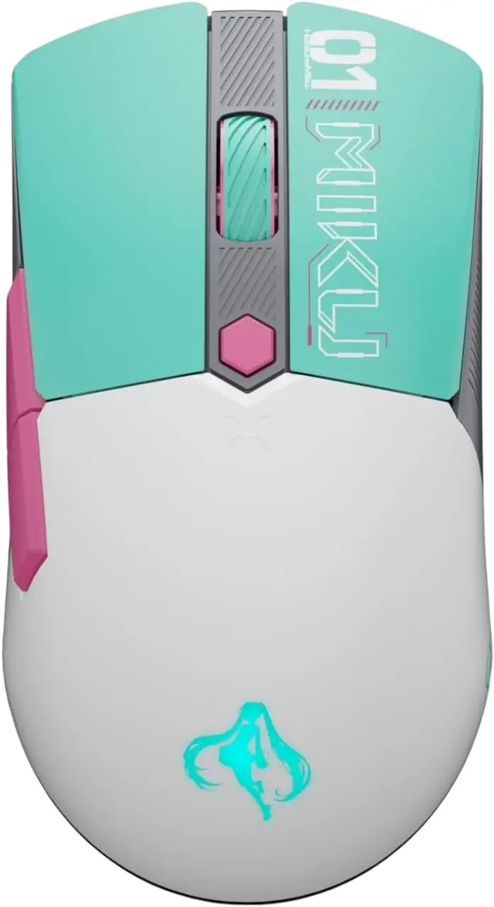 

TUF Gaming Miku Edition Mini Wireless Mouse - 65g Lightweight, Tri-Mode Connectivity, 12K DPI, RGB Logo