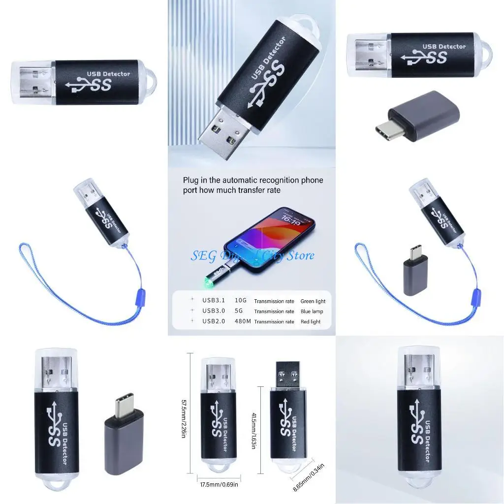 

U75B USB Tester Quickly Test USB Functionality for USB2.0 HUB /TypeC Docking Station