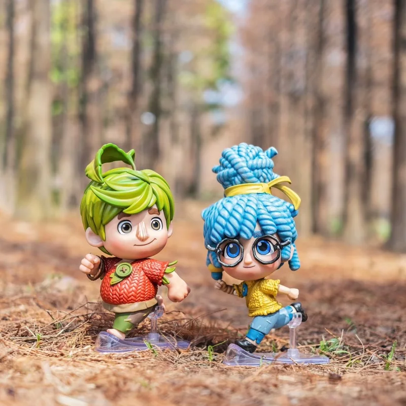 

Новые бестселлеры Popmart: Оригинальные фигурки Let's Gong Series Double Row, фигурки Double Row LSG Kodi Mei, высококачественные подарки