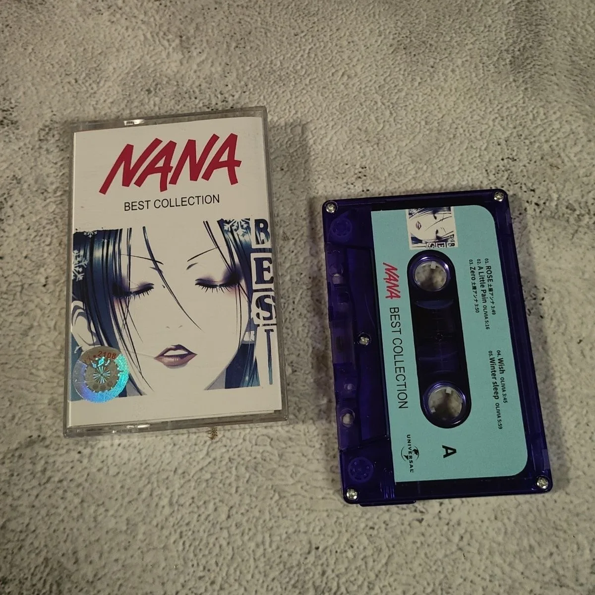 Anime NANA Anna Tsuchiya Music Tape NANA Best Collection OST Album Soundtracks Box Cosplay Recorder Walkman Cassettes Collection