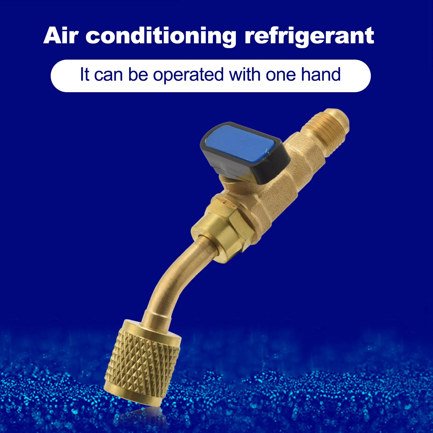 Schuine Compacte Kogelklep 1/4 Inch Sae, Airconditioning Koelmiddel R410a R134a Gesloten Klep, 3 Stuks R410a R134a Sluitkleppen