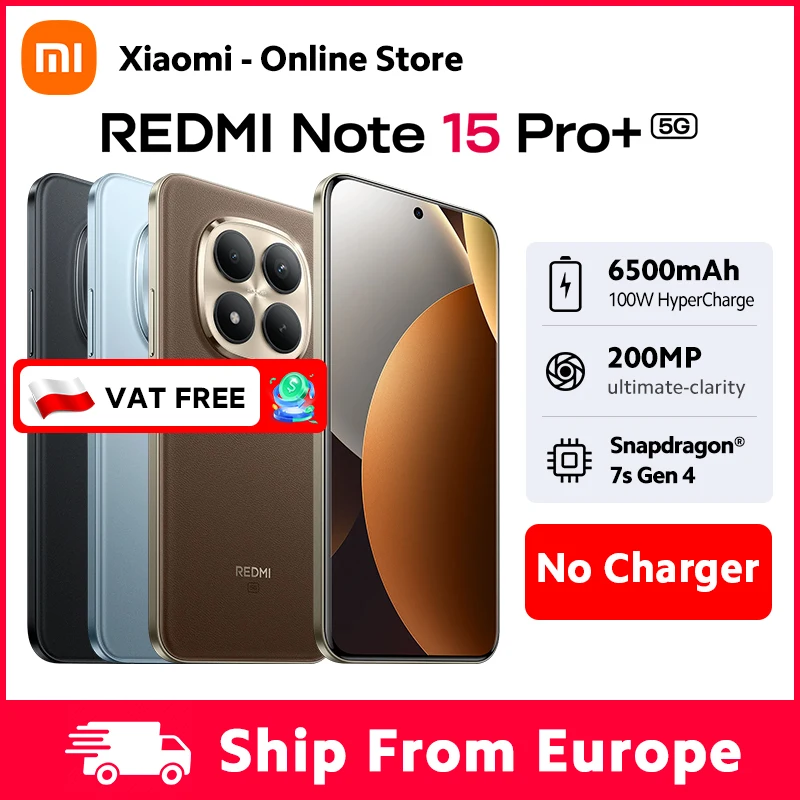 Versión Global Xiaomi Redmi Note 15 Pro Plus 5G Smartphone Snapdragon 7s Gen 4 …