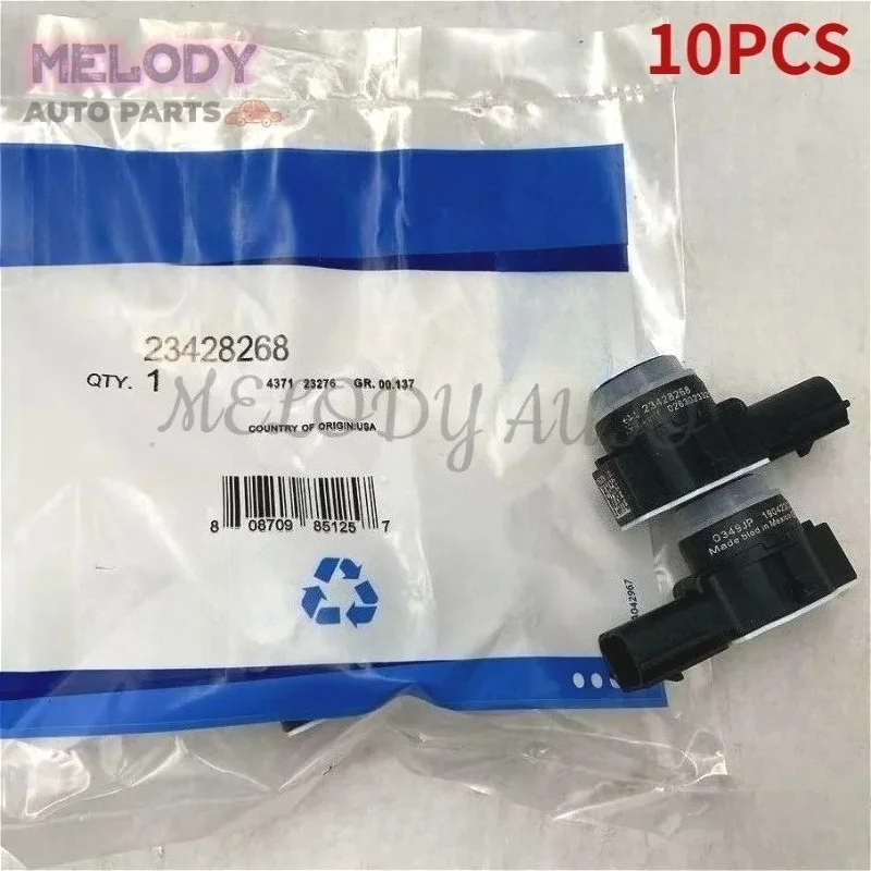 10PCS 23428268 PDC Parking Sensor Bumper Aid Backup For GM MALIBU SILVERADO 1500 IMPALA CADILLAC CTS XTS