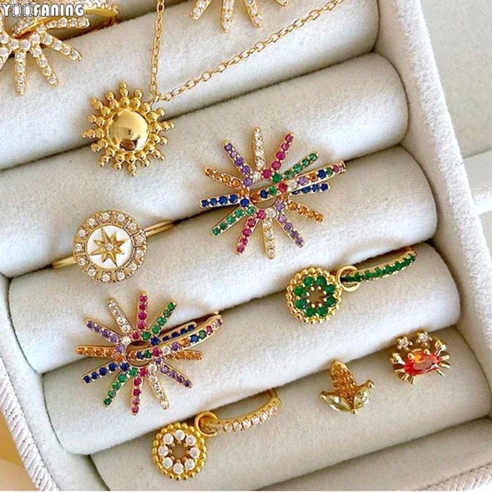 925 Sterling Silver Ear Needle Exquisite Hoop Earrings Colored Zircon Butterfly Heart Series Earrings for Women Jewelry Gift