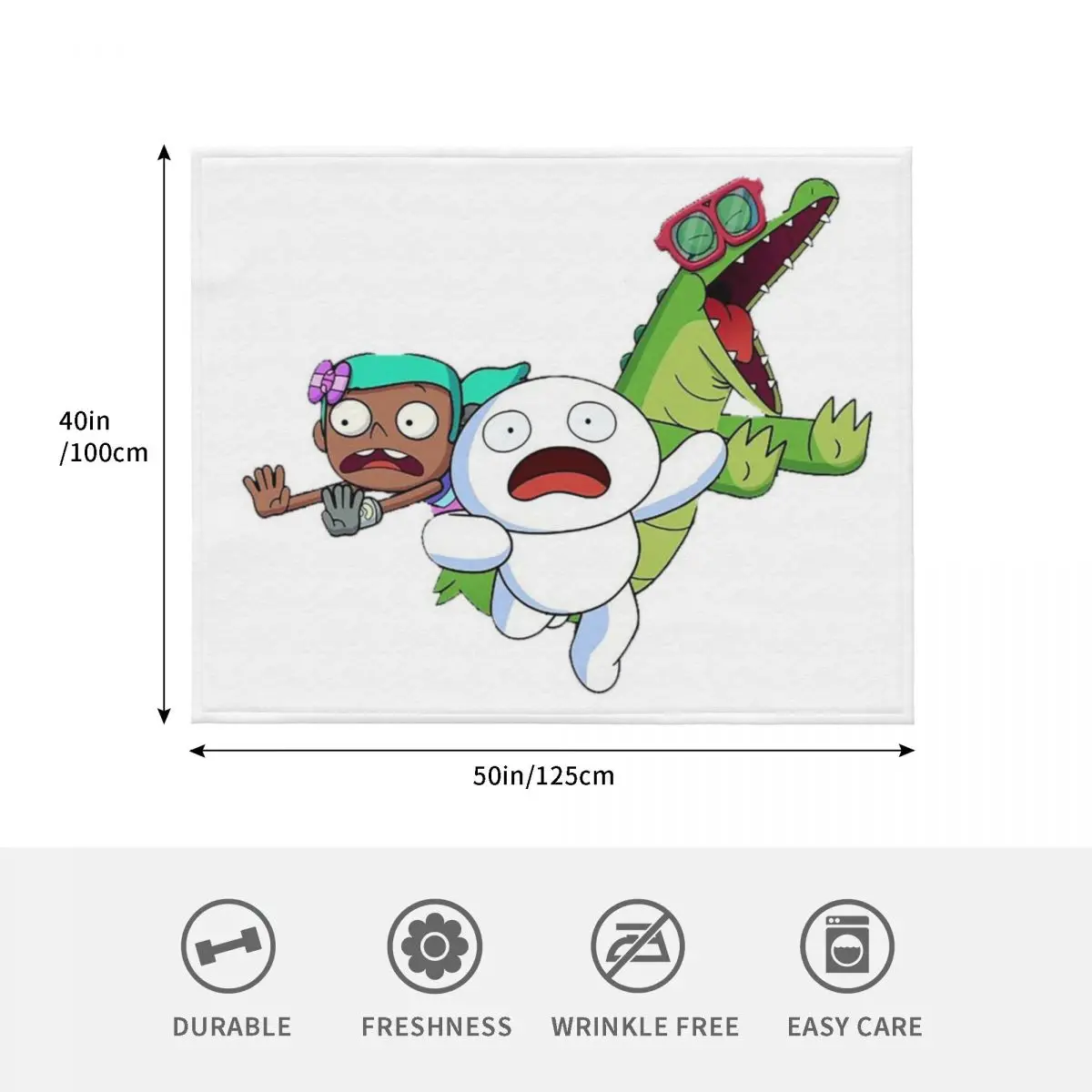 Oddballs 2022، Oddbals، obdals رمي بطانية سرير مزخرف لحاف واحد بطانيات سميكة فاخرة #4