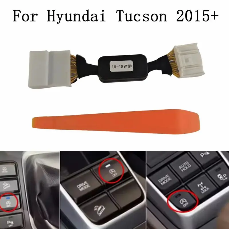 for Hyundai Tucson 2015-2020 Accessories Car Auto Stop Start Engine System Control Sensor Plug Stop Cancel Cable 1set