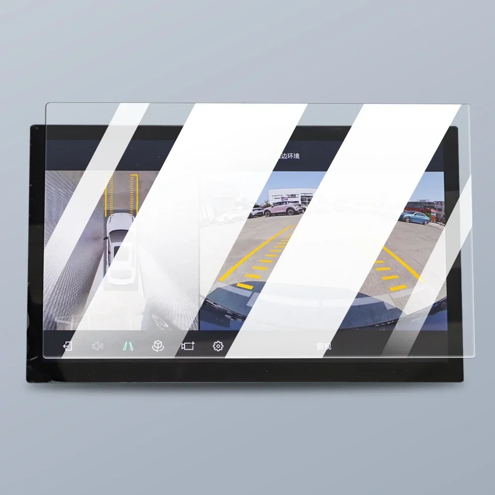 ل LYNK & CO 03 2023-2025 شاشة LCD للسيارة مضادة لبصمات الأصابع وهج 9H الزجاج المقسى سيارة الملاحة واقي للشاشة فيلم مجددة #6