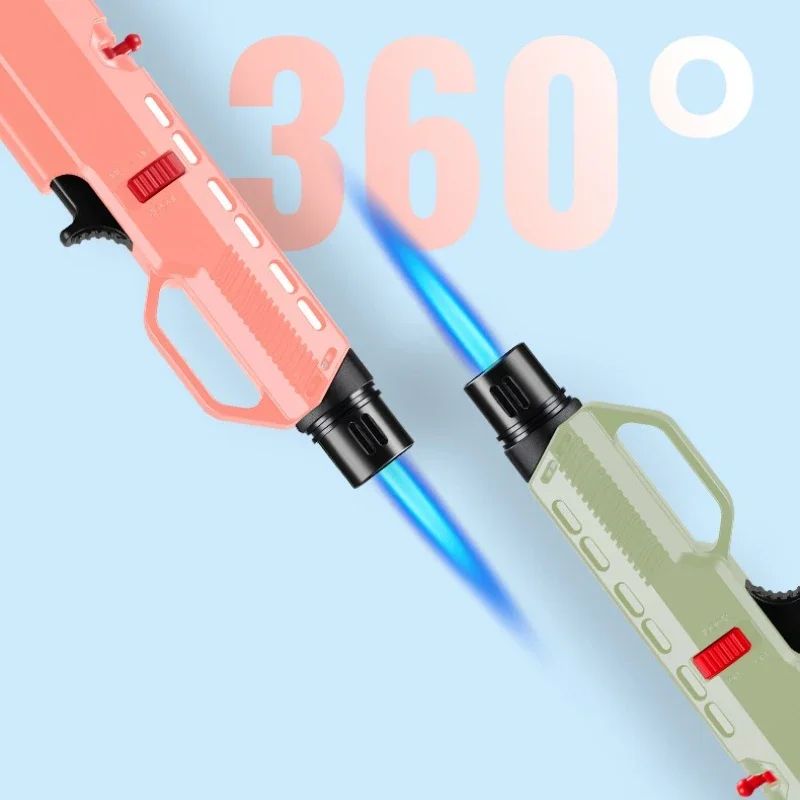 Lightweight Household Igniter, Circulating Air-proof Wind-proof To Blast Blue Flame, Small Portable Spray Gun Small Lighter