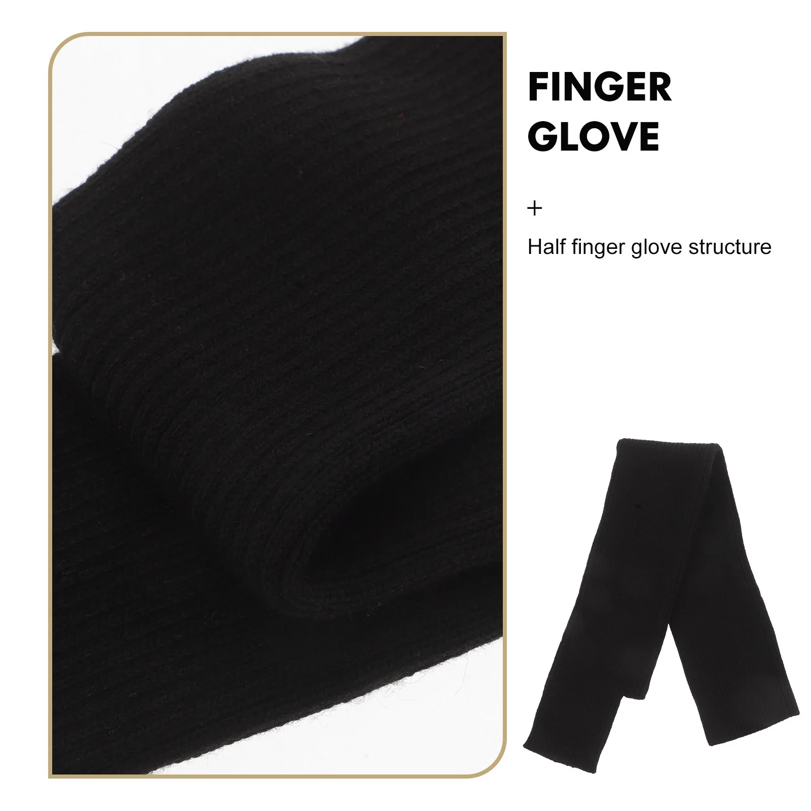 1 paire de chauffe-bras en laine, gants longs sans doigts, chauffe-poignet en tricot, trou pour le pouce, manches de bras souples pour femmes, automne hiver, temps froid