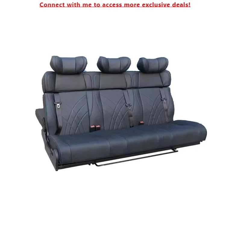 

Caravan Folding Campervan Car Seats Rv Camper Van Interior 3-fold Changeover Bed Seat
