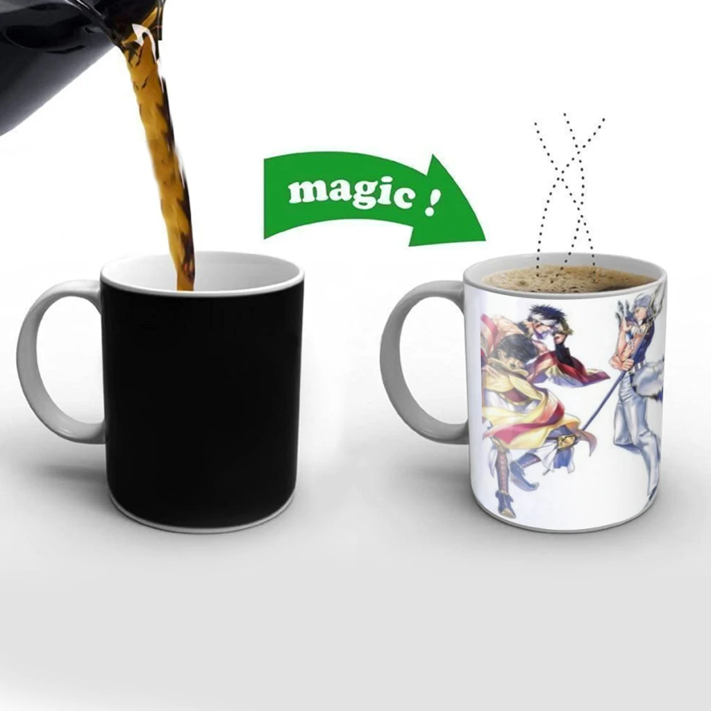 Record of Ragnarok Anime Friends Birthday Gifts Color Changing Magic Ceramic Creative Coffee Mugs Tea Cups