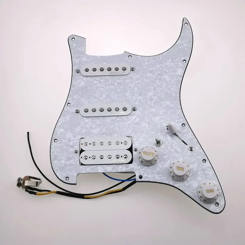 

Guitar Pickups Wilkinson Alnico5 SSH Style 7-Way type fully loaded pickguard Electric Guitar Pickups