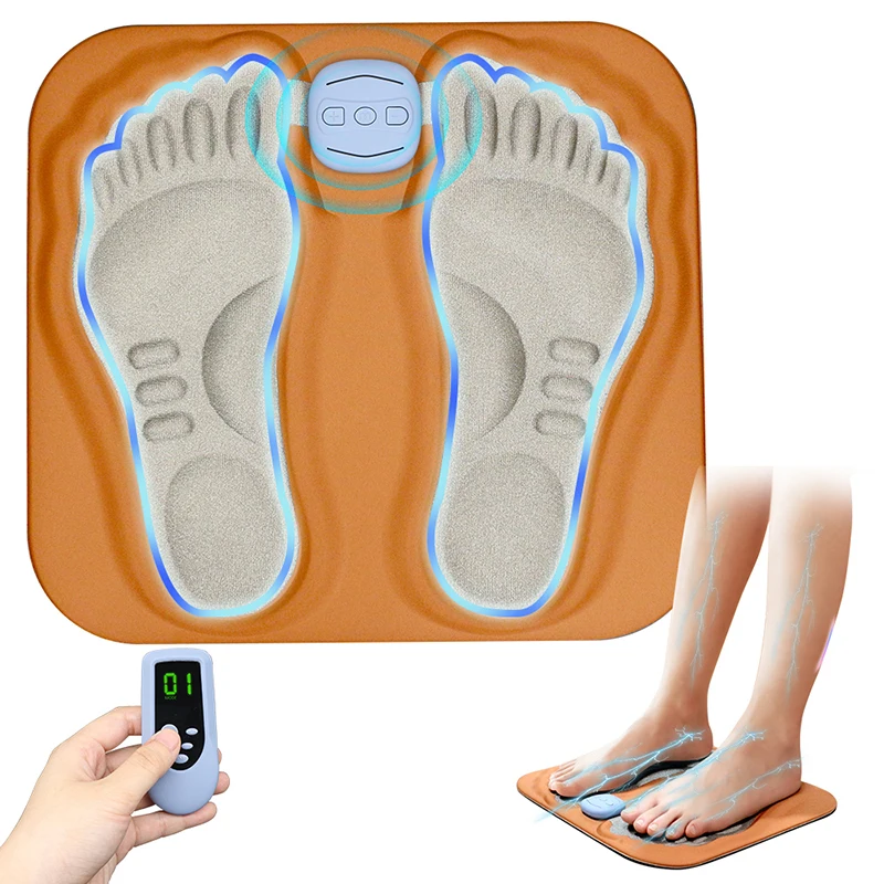 

Remote Controller EMS Feet Stimulator Pain Relief Foot Massager Mat Muscle Relax EMS Foot Massager Foot Massage Carpet