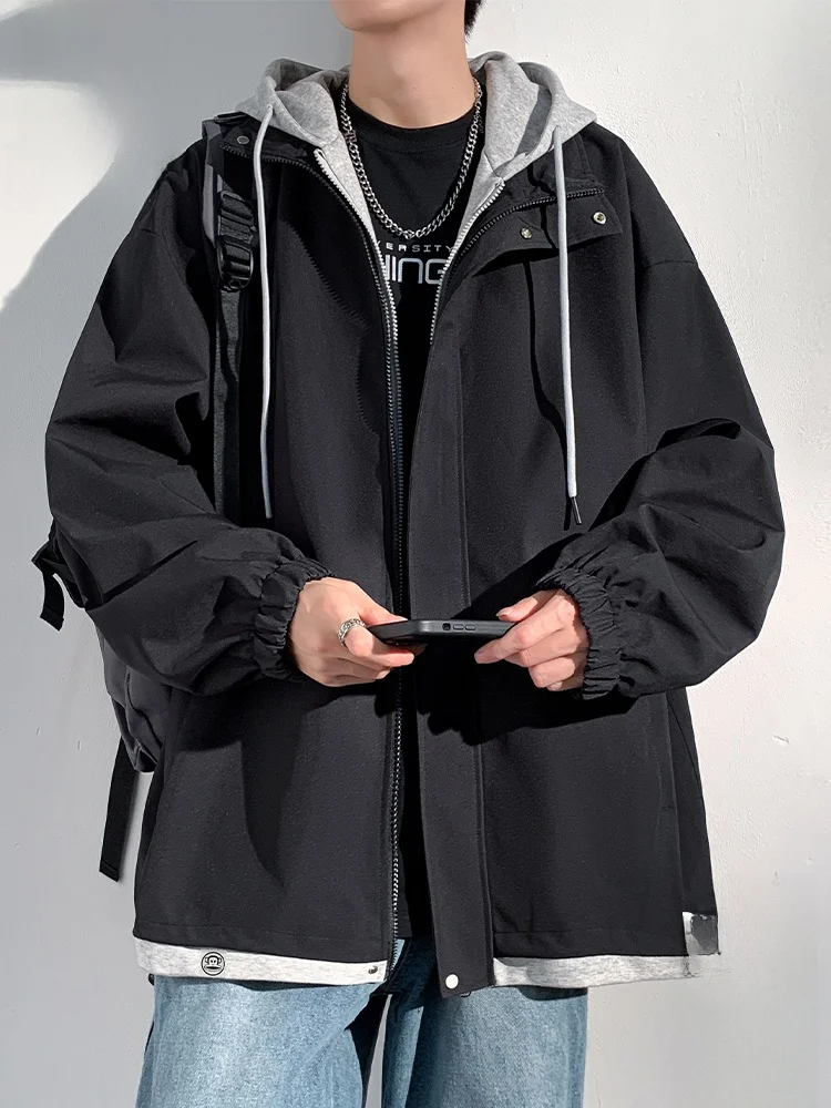 

PaulFrank Large-Mouth Monkey Hooded Jaet Men's Casual Loose Workwear Jaet Autumn Season Trendy Brand Couple's Outerwear