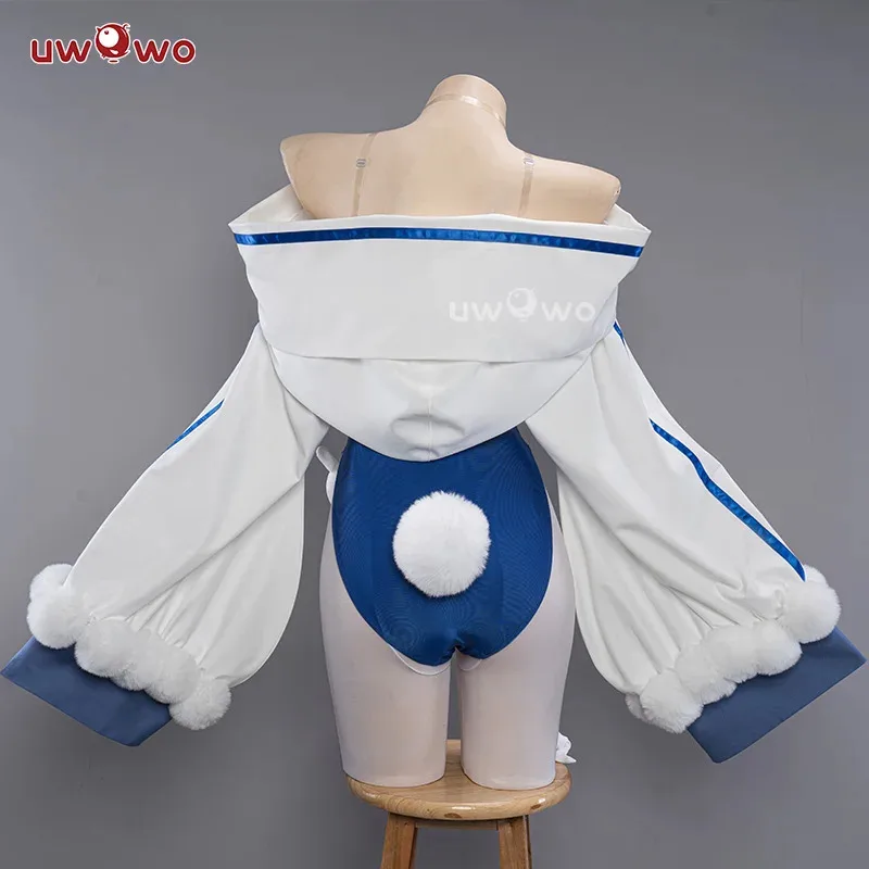 Qq28LQIN STOCK UWOWO Game AzuRr Lanee USS Laffey Bunny Косплей Костюм Платье Женская праздничная одежда Униформа Наряды