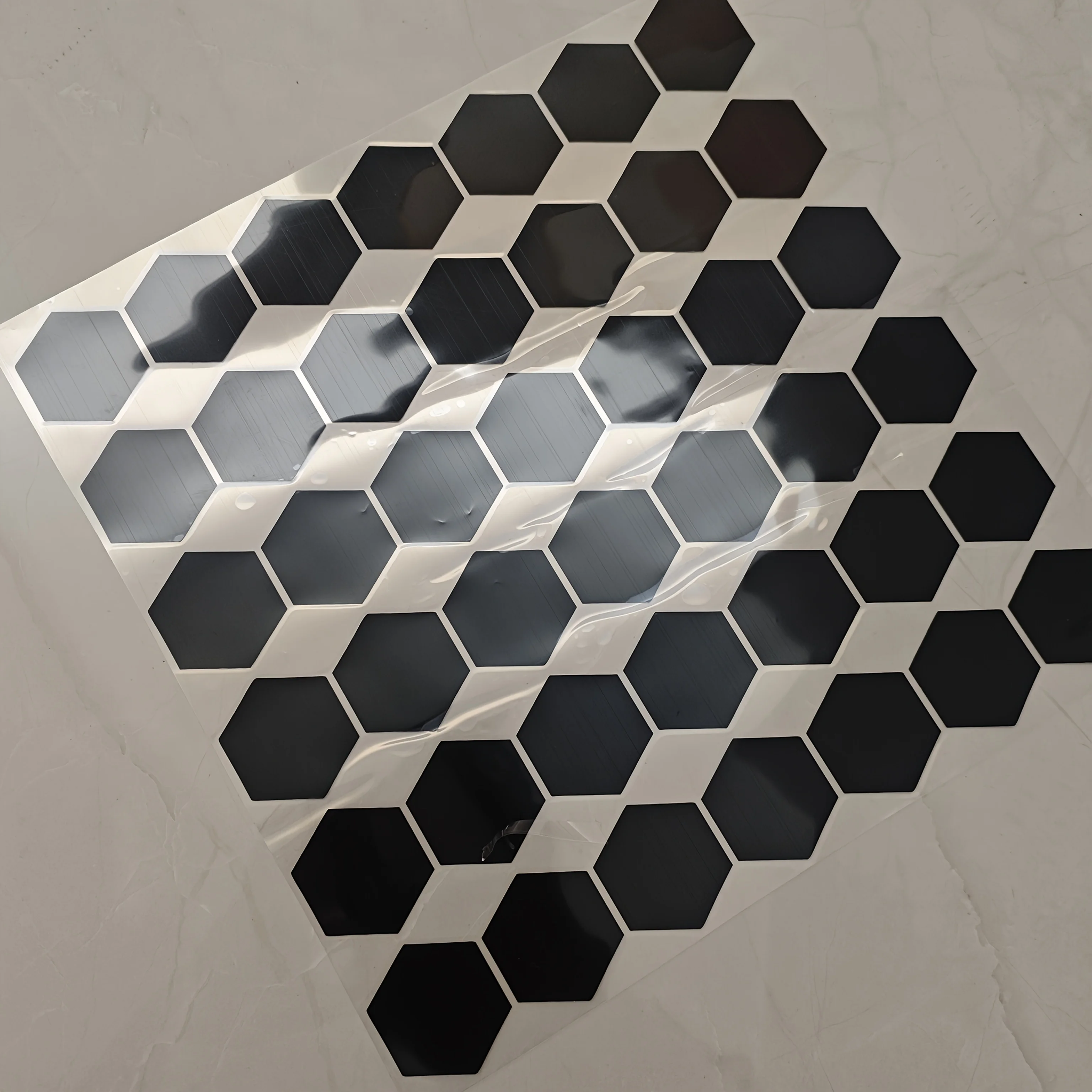 1Set Mini Hexagon Honeycomb Sticker, Waterproof Decal For Car Body Window Motorcycle Helmet