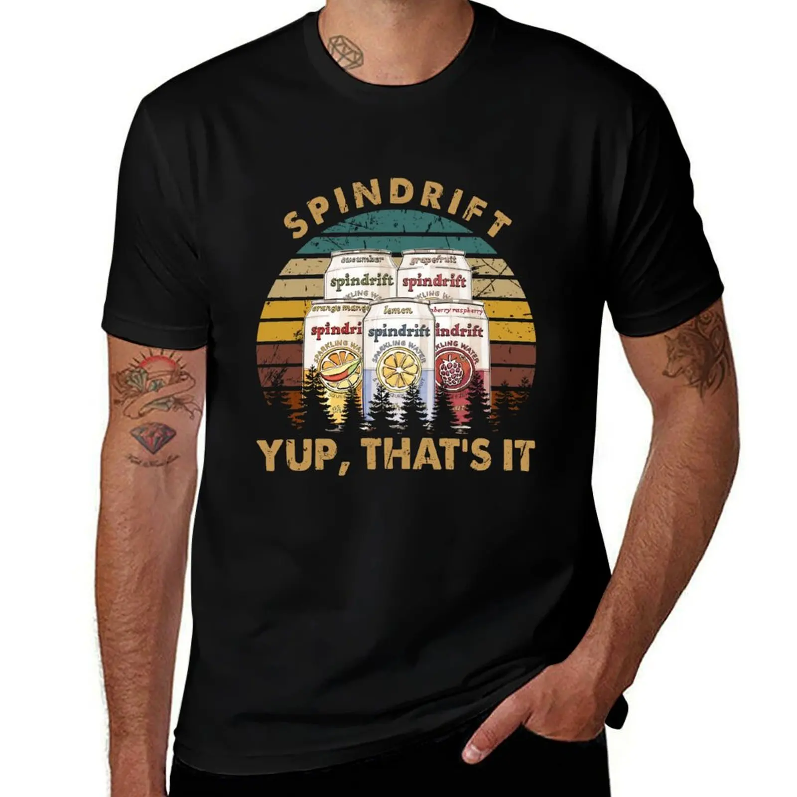 

Футболка Spindrift-Yup That's It, мужская футболка, дешевые вещи, милая одежда, компрессионная рубашка большого размера для мужчин