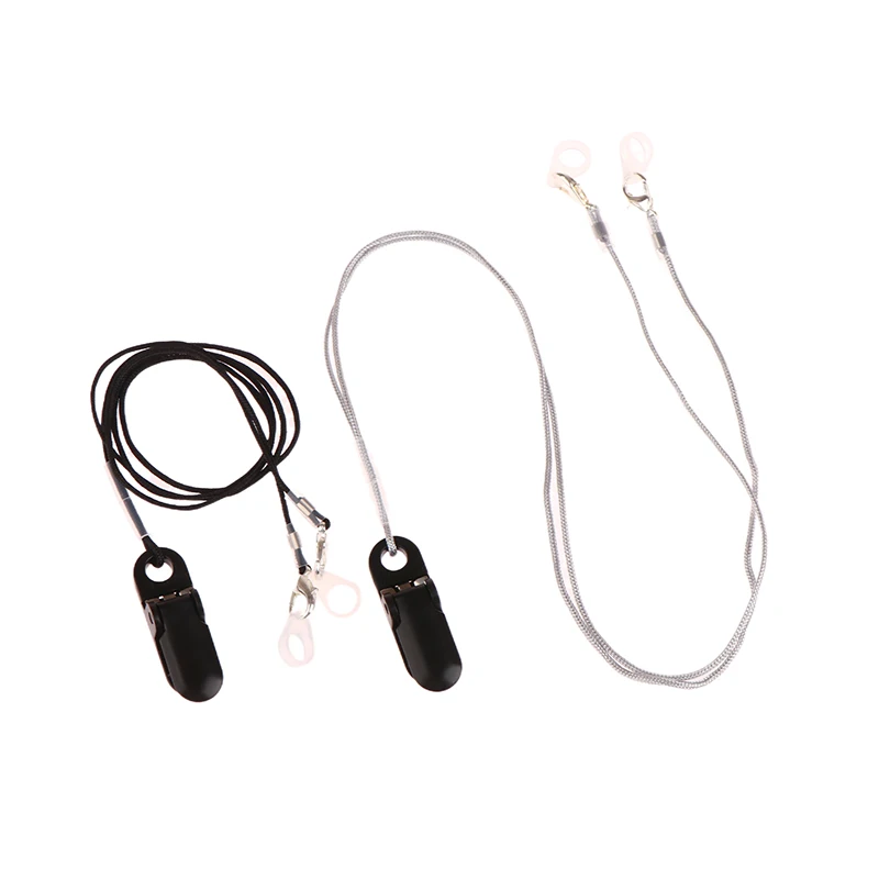 Corde à clip en silicone pour aides auditives BTE pour enfants, soins des oreilles, lanière de sécurité anti-perte élastique, accessoire d\'aide