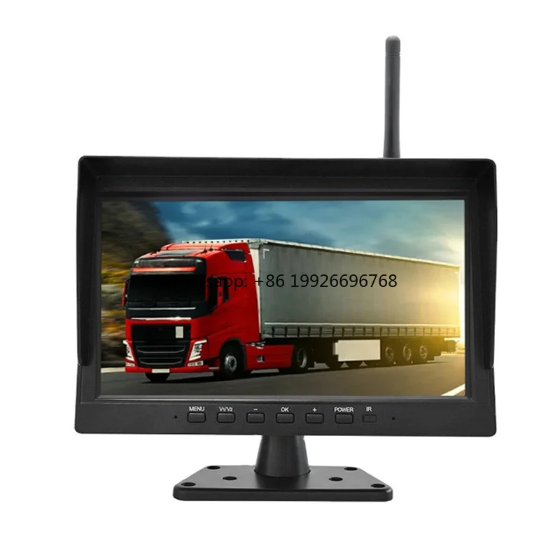 

AHD 10.1 Inch Wireless DVR Monitor 1080P High Definition Night Vision Reverse Backup Camera Waterproof Wifi Recorder System for