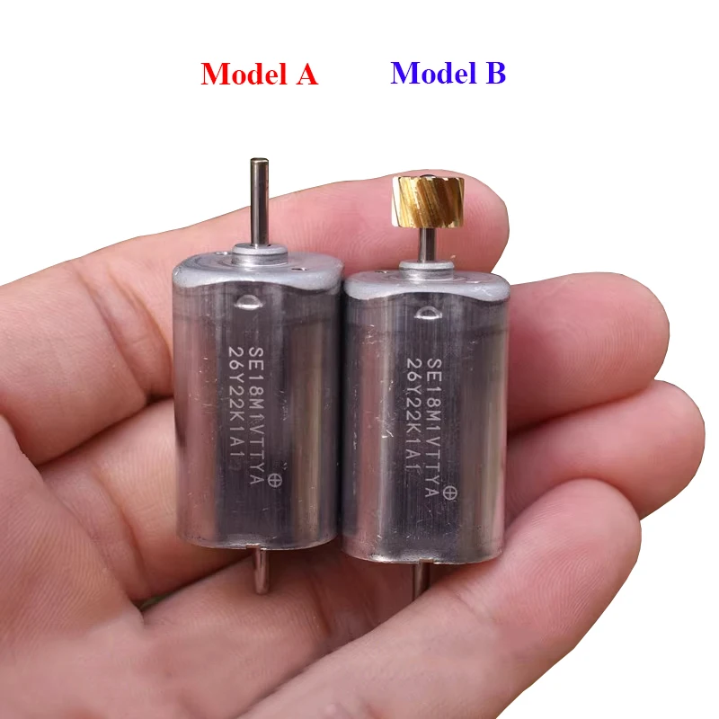 

Minebea Mini 18MM*18MM Dual Shaft Square Motor DC 6V-12V 8200RPM Large Torque Micro 6-Pole Rotor Motor DIY Rail Train Toy Model