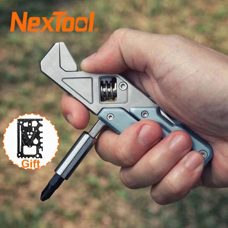 

NexTool Light Wrench W2 Multitool Folding Pliers Large Spanner Screwdriver Portable EDC Home Repair Maintenance Tools