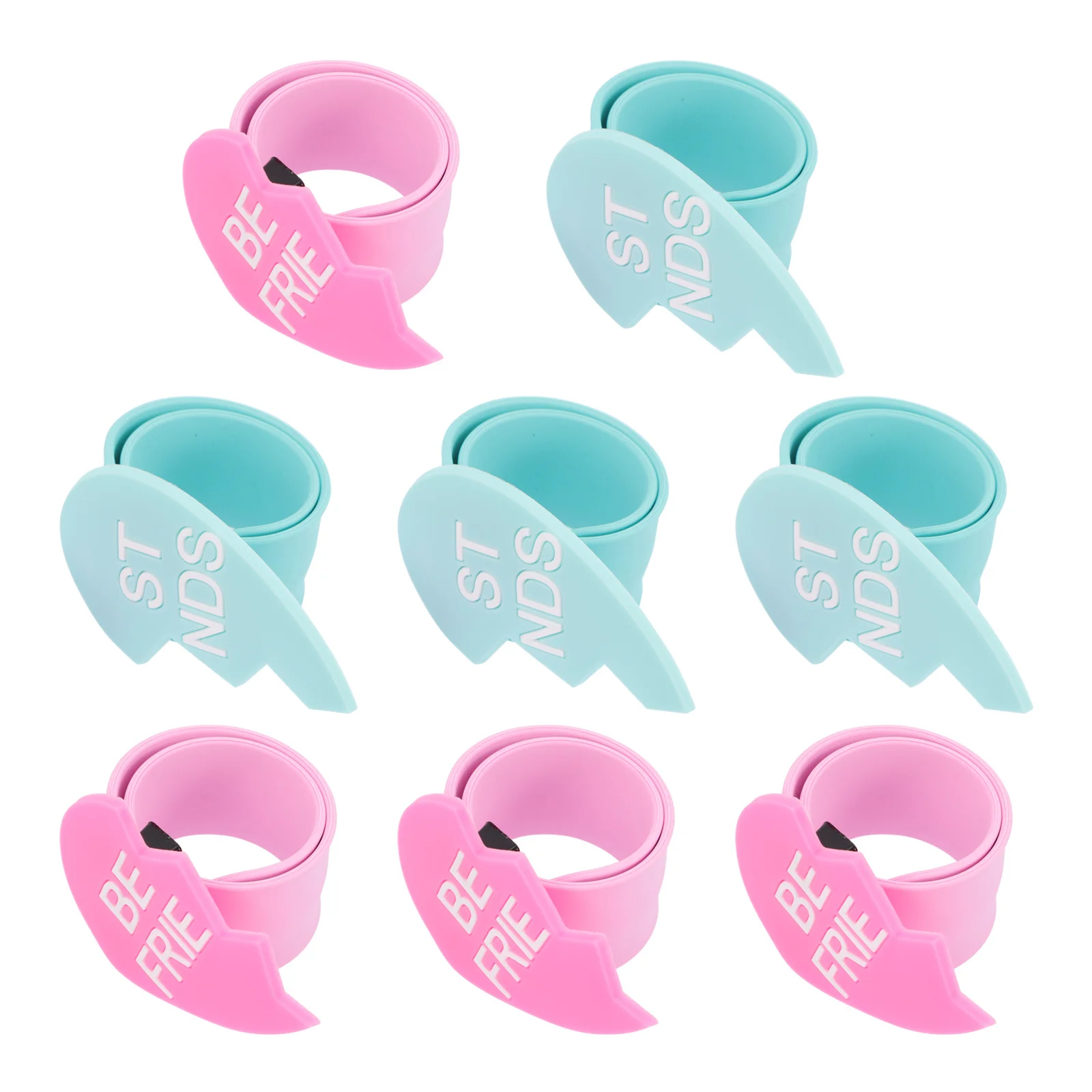 

8Pcs Slap Bracelets Kids Wrist Bands Flexible Durable Party Favors Halloween Birthday Gifts Slap Bracelets Party Favors