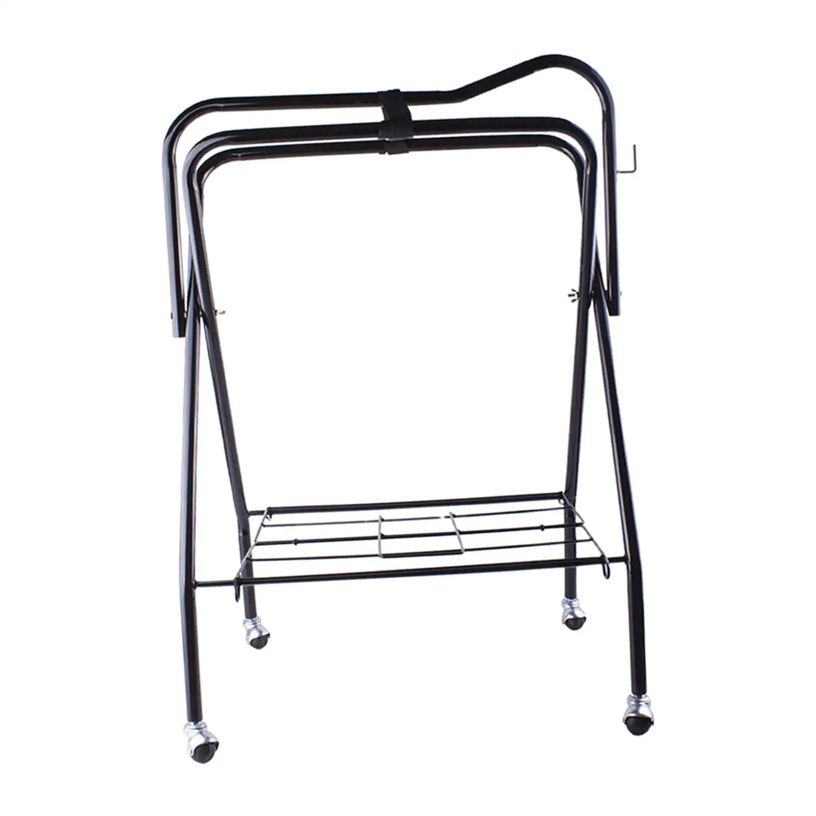 Rack de sela portátil para reboque de cavalo, acessórios de suporte de sela, equipamento resistente, organizador de sela, suporte para fazenda