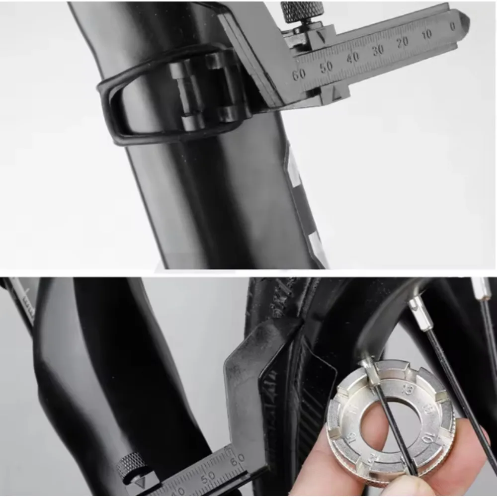 1PC Mini Bicycle Rim Truing Stand, Mountain Bike Wheel Rim Adjustment Repair Tool, Bike Maintenance Accessory