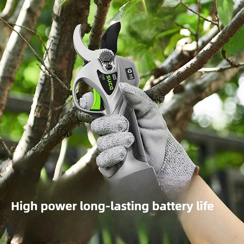 Lithium Powered Electric Scissors Rechargeable Pruning Shears for Garden Use High Efficiency Durable Portable Lightweight