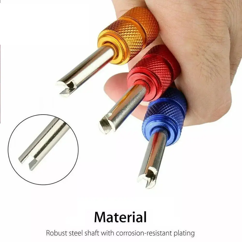 Double-ended American tire spool rod removal screwdriver Car Truck Bicycle Universal air conditioning valve core removal tools