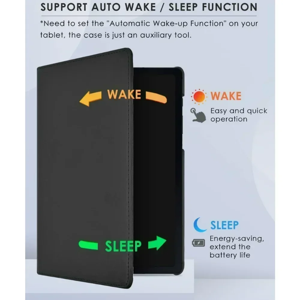 Para Lenovo Xiaoxin Pad 2024 funda TB331FC 11 pulgadas 360 grados giratorio Folio PU Funda de cuero para Lenovo Tab M11 TB330FU