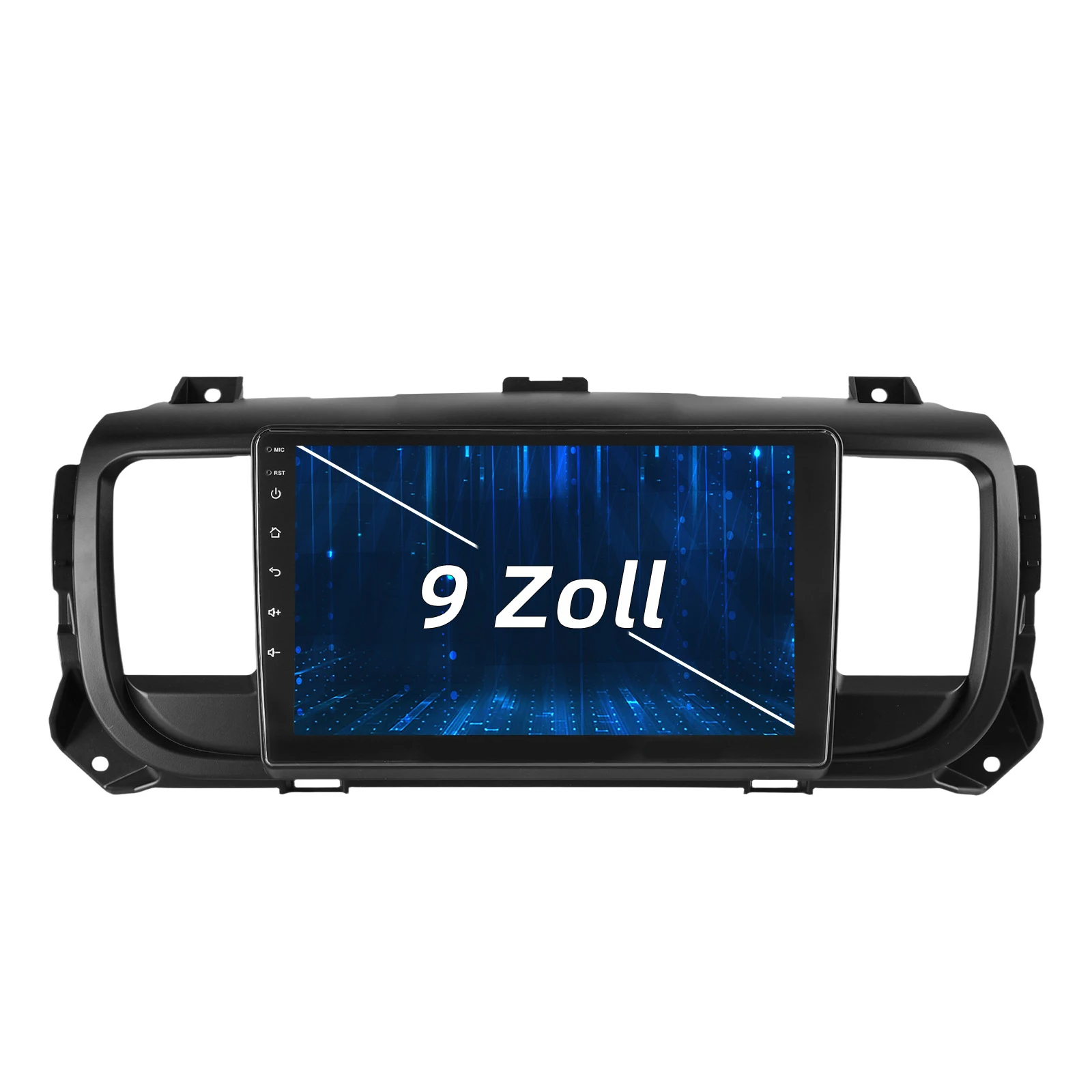 9" Autoradio 8-Kern 6+128GB mit Apple Wireless Carplay und Android Auto, 2 DIN Autoradio mit 4G, WLAN und GPS Navigation für Citroën Jumpy 3/Peugeot Expert/Toyota Proace